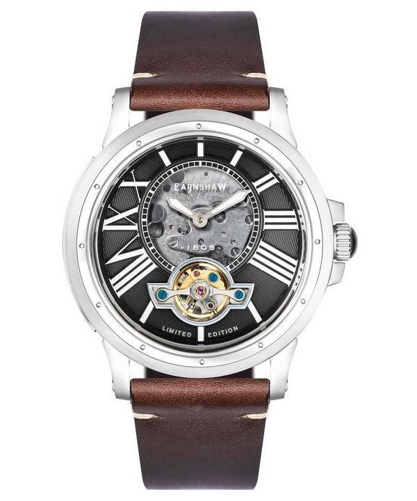 Thomas Earnshaw Bertha Limited Edition Open Heart Skeleton Dial Automatic ES-8244-01 Mens Watch