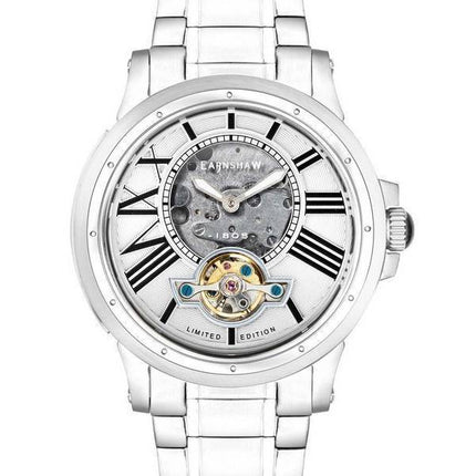 Thomas Earnshaw Bertha Limited Edition Open Heart Skeleton Dial Automatic ES-8244-11 Mens Watch