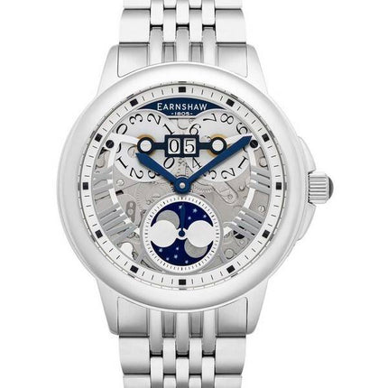 Thomas Earnshaw Waterhouse Limited Edition Sun And Moon Skeleton Dial Automatic ES-8245-11 Mens Watch