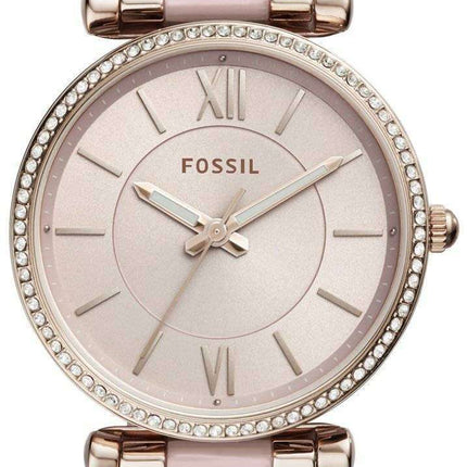 Fossil Carlie Quartz Diamond Accent ES4346 Women's Watch