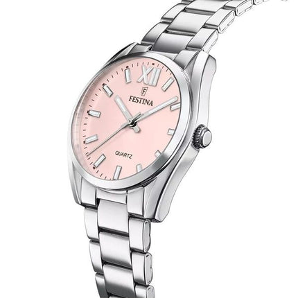 Festina Alegria Stainless Steel Pink Dial Quartz F20622-2 Women's Watch