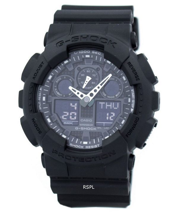 Casio G-Shock GA-100-1A1 GA100-1A1 Shock Resistant 200M Men's Watch