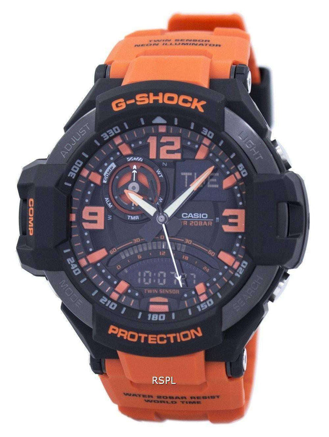 Casio G-Shock Gavitymaster Neon Illuminator Analog-Digital GA-1000-4A Men's Watch