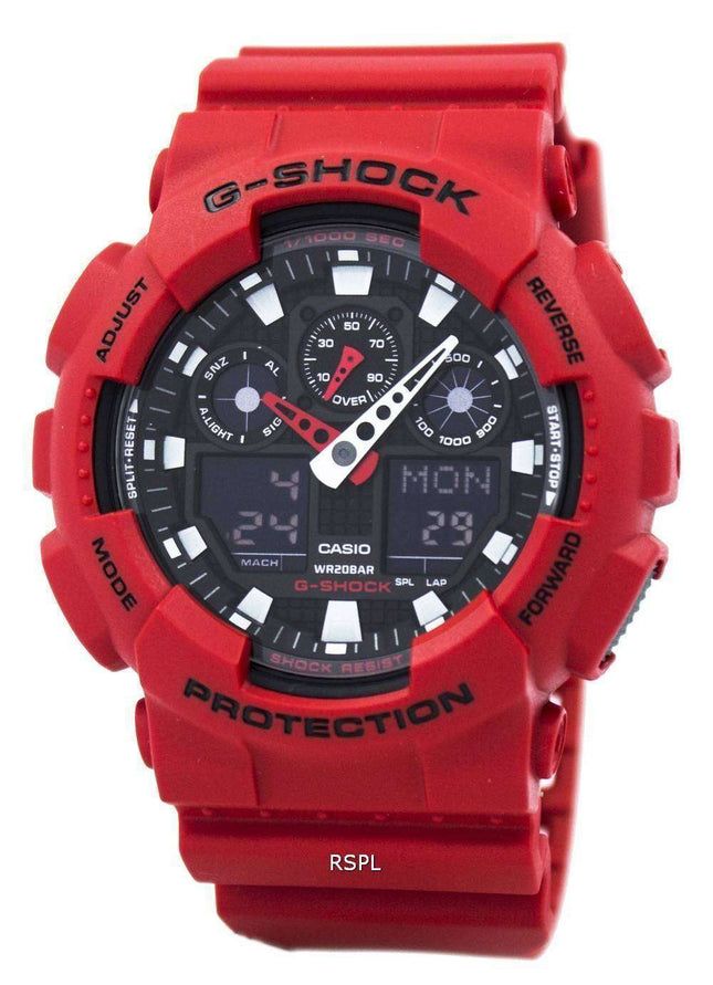 Casio G-Shock GA-100B-4A GA100B-4A Analog-Digital Men's Watch