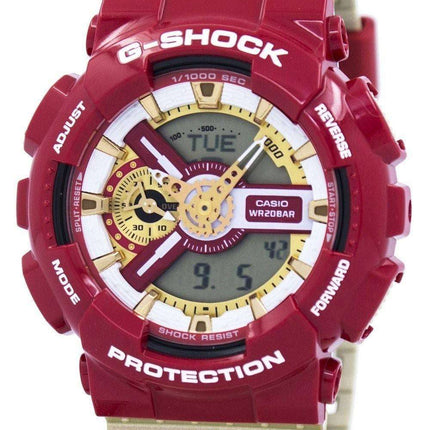 Casio G-Shock Limited Edition Analog Digital Bold Color GA-110CS-4A Mens Watch