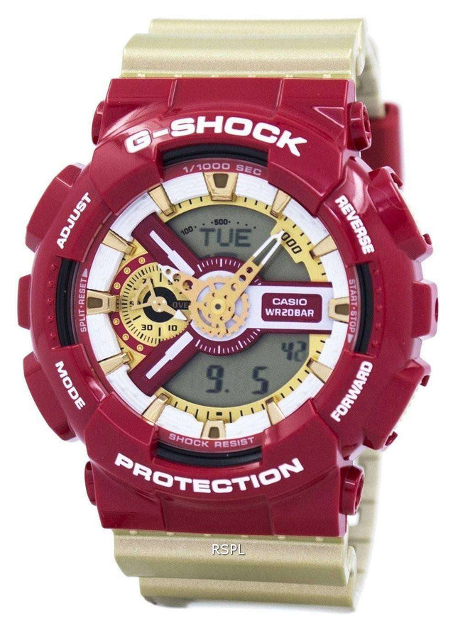 Casio G-Shock Limited Edition Analog Digital Bold Color GA-110CS-4A Mens Watch