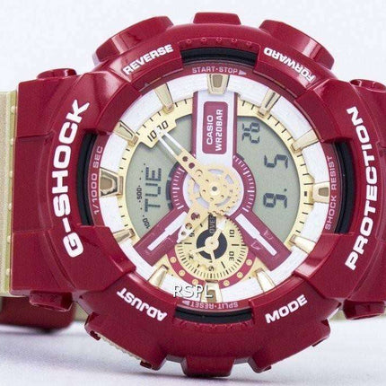 Casio G-Shock Limited Edition Analog Digital Bold Color GA-110CS-4A Mens Watch