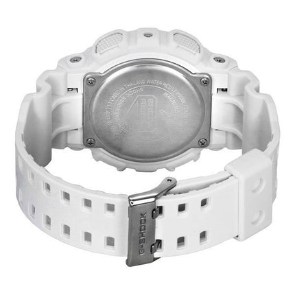 Casio G-Shock Analog Digital White Resin Strap Multicolor Dial Quartz GA-110TL-7A 200M Men's Watch