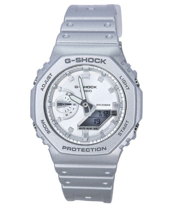 Casio G-Shock Analog Digital Retrofuture Series Metallic Silver Quartz GA-2100FF-8A 200M Men's Watch