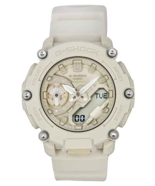 Casio G-Shock Natural Color Series Analog Digital Resin Strap Beige Dial Quartz GA-2200NC-7A 200M Men's Watch