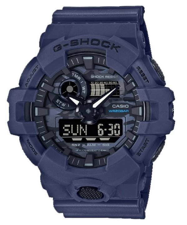 Casio G-Shock Analog Digital Camouflage Dial Quartz GA-700CA-2A GA700CA-2 200M Mens Watch