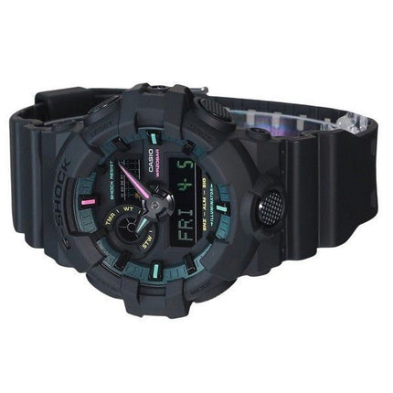 Casio G-Shock Analog Digital Multi Fluorescent Accents Series Resin Strap Black Dial Quartz GA-700MF-1A 200M Men's Watch