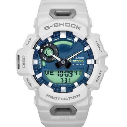 Casio G-Shock G-Squad Analog Digital Smartphone Link Bio-Based Resin Strap Blue Dial Quartz GBA-900CB-7A 200M Men's Watch