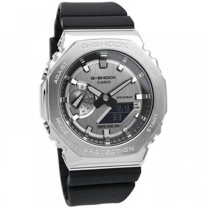 Casio G-Shock Metal Covered Analog Digital Resin Strap Quartz GM-2100-1A GM2100-1 200M Men's Watch