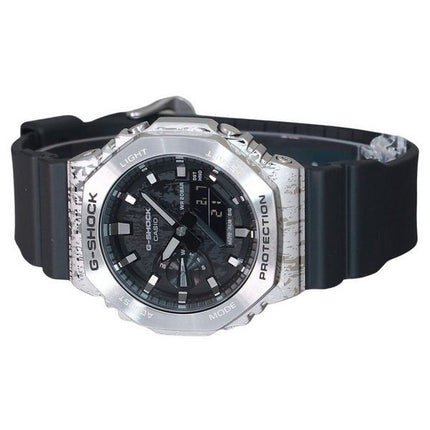 Casio G-Shock Analog Digital Grunge Camouflage Series Grey Dial Quartz GM-2100GC-1A 200M Men's Watch