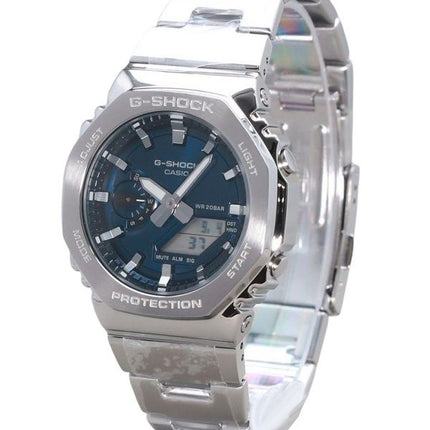 Casio G-Shock G-Steel Analog Digital Blue Dial Quartz GM-2110D-2B 200M Men's Watch