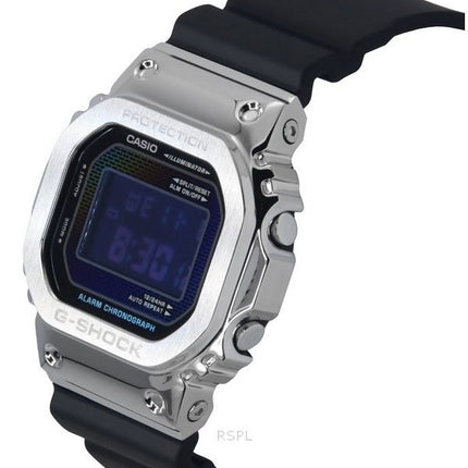 Casio G-Shock G-Steel Digital Rainbow Brick Wall Multicolor Dial Quartz GM-5600RW-1 200M Men's Watch