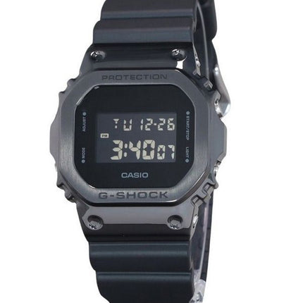 Casio G-Shock Digital Metal Bezel Resin Strap Quartz GM-5600UB-1 200M Men's Watch