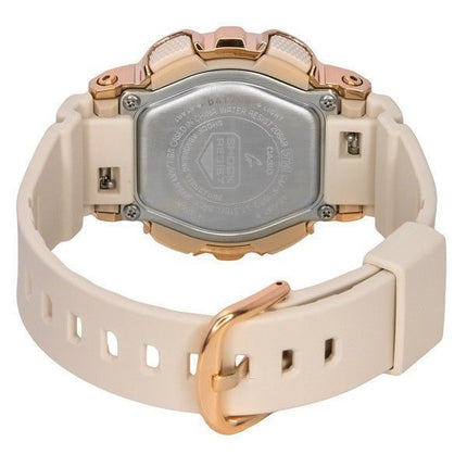 Casio G-Shock Analog Digital Resin Strap Rose Gold Tone Quartz GM-S110PG-4A 200 Women's Watch