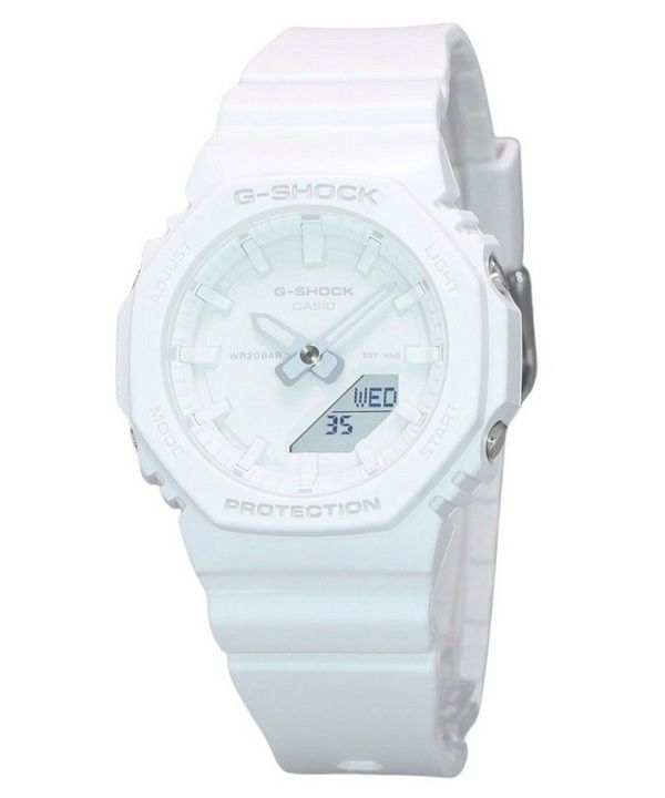 Casio G-Shock Analog Digital Resin Strap White Dial Quartz GMA-P2100-7A 200M Womens Watch