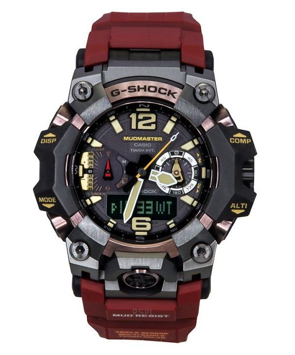 Casio G-Shock Master Of G-Land Mudmaster Analog Digital Smartphone Link Black Dial Solar GWG-B1000-1A4 200M Men's Watch