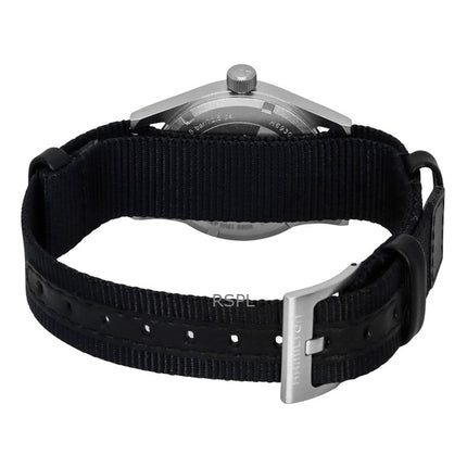 Hamilton Khaki Field Textile Strap Black Dial Quartz H69301430 Unisex Watch