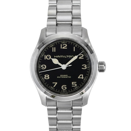 Hamilton Khaki Field Murph Stainless Steel Black Dial Automatic H70405130 100M Men's Watch