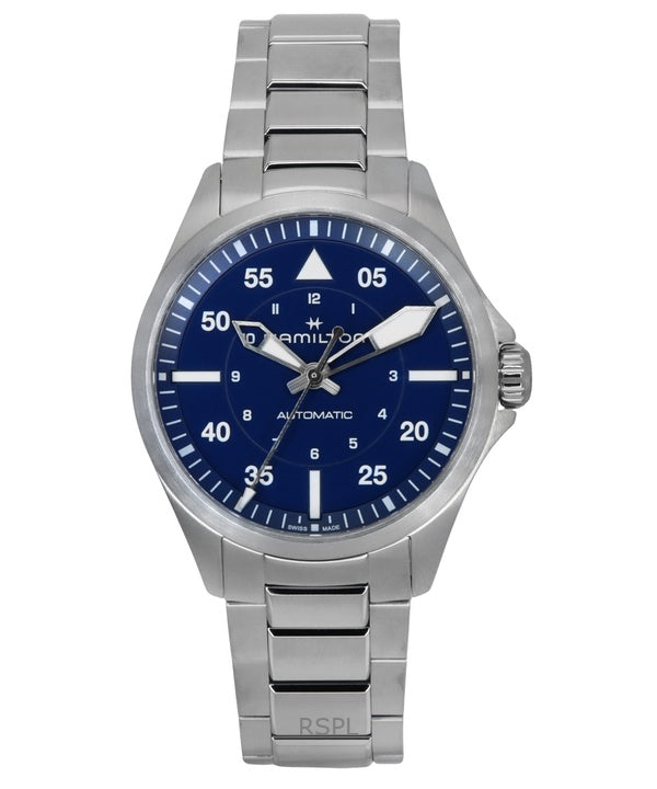 Hamilton Khaki Aviation Pilot Stainless Steel Blue Dial Automatic H76305140 100M Men's Watch