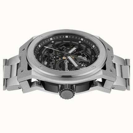 Ingersoll The Springfield Stainless Steel Black Skeleton Dial Automatic I15203 Men's Watch