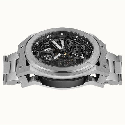 Ingersoll The Springfield Stainless Steel Black Skeleton Dial Automatic I15203 Men's Watch