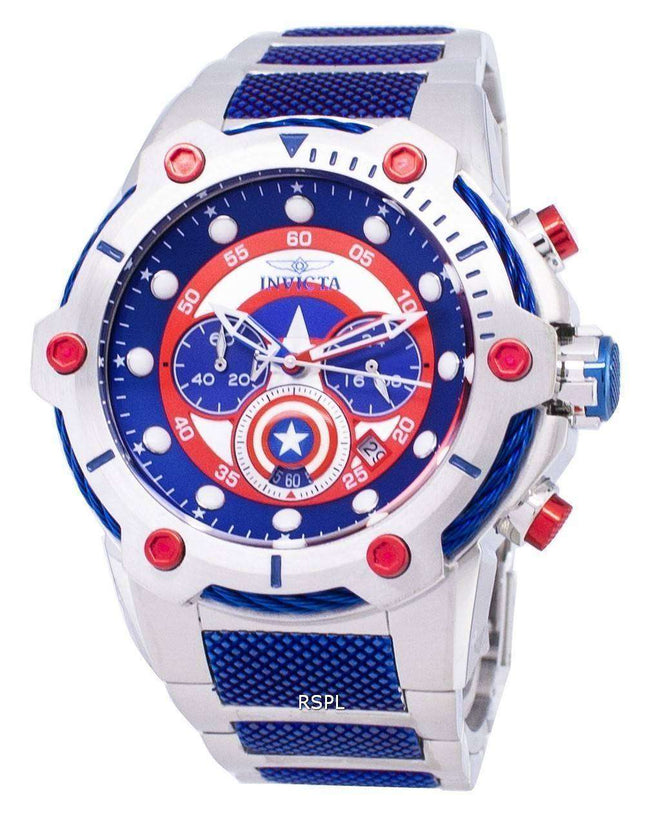 Invicta Marvel 25780 Captain America Limited Edition Chronograph Quartz Men's Watch