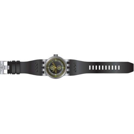 Invicta DNA Silicone Strap Grey And Black Multifunction Dial Quartz 44225 100M Mens Watch