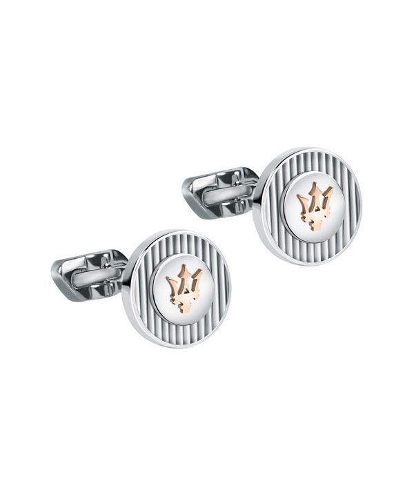 Maserati Jewels Stainless Steel Cufflinks JM121ATK14 For Men