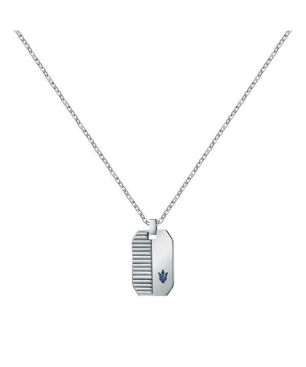 Maserati Jewels Stainless Steel Necklace With Charm JM222AVD02 For Men