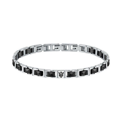 Maserati Jewels Stainless Steel And Ceramic Bracelet JM420ATI07 For Men