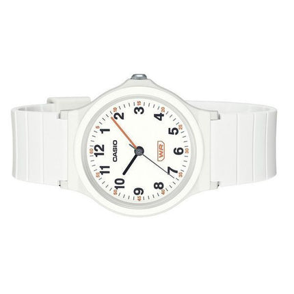 Casio Pop Analog White Bio Based Resin Strap White Dial Quartz LQ-24B-7B Women's Watch