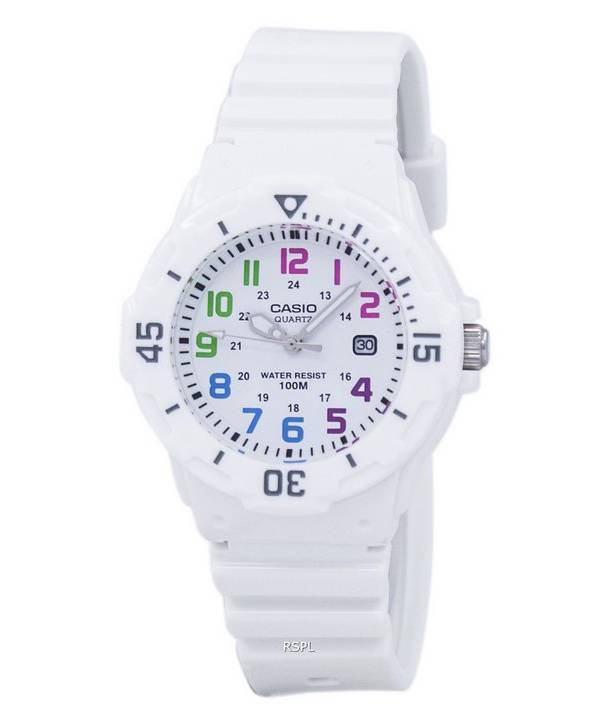 Casio Enticer Analog White Dial LRW-200H-7BVDF LRW200H-7BVDF Women's Watch