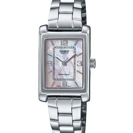 Casio Standard Analog Stainless Steel Mother Of Pearl Dial Quartz LTP-1234DS-4A Women's Watch