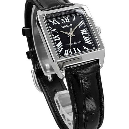 Casio Standard Analog Leather Strap Black Dial Quartz LTP-V007L-1B Women's Watch