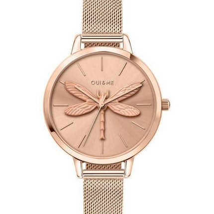 Oui & Me Amourette Rose Gold Tone Stainless Steel Quartz ME010136 Women's Watch