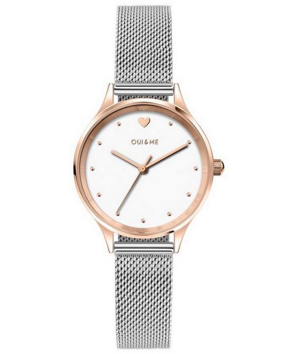 Oui & Me Bichette White Dial Stainless Steel Quartz ME010169 Women's Watch