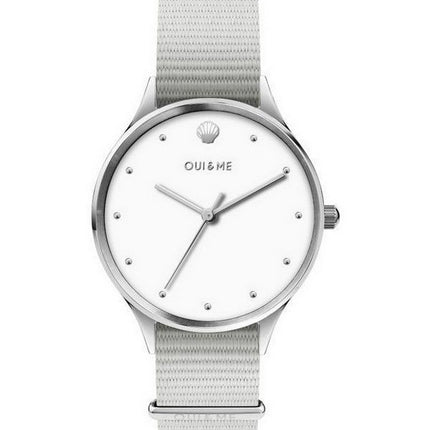 Oui & Me Petite Bichette White Dial Nylon Strap Quartz ME010200 Women's Watch