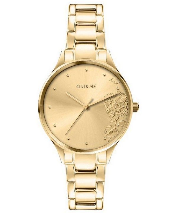 Oui & Me Petite Bichette Gold Tone Stainless Steel Quartz ME010218 Women's Watch