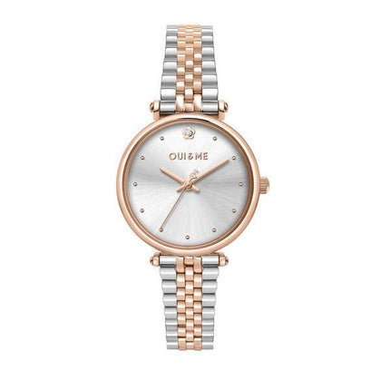 Oui & Me Etoile Two Tone Stainless Steel Silver Dial Quartz ME010294 Women's Watch