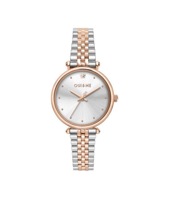 Oui & Me Etoile Two Tone Stainless Steel Silver Dial Quartz ME010294 Women's Watch