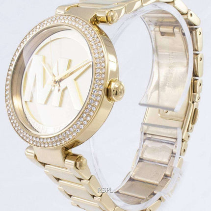 Michael Kors Parker Crystals MK Logo MK5784 Womens Watch