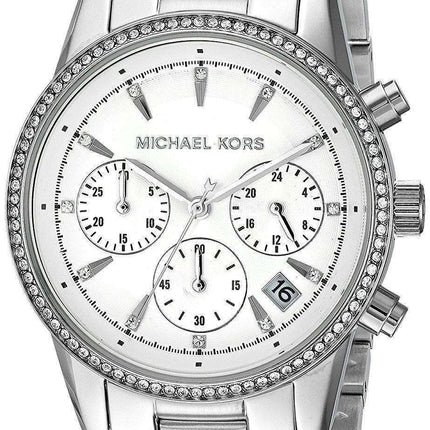 Michael Kors Ritz Chronograph Quartz Diamond Accent MK6428 Women's Watch