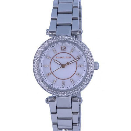 Michael Kors Mini Parker Crystal Accents Silver Dial Quartz MK6932 Women's Watch