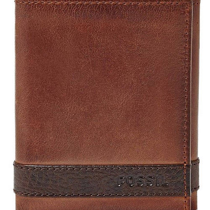 Fossil Quinn Trifold Brown ML3645200 Men's Wallet