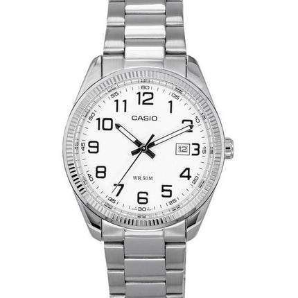 Casio Standard Analog Stainless Steel White Dial Quartz MTP-1302D-7B Men's Watches